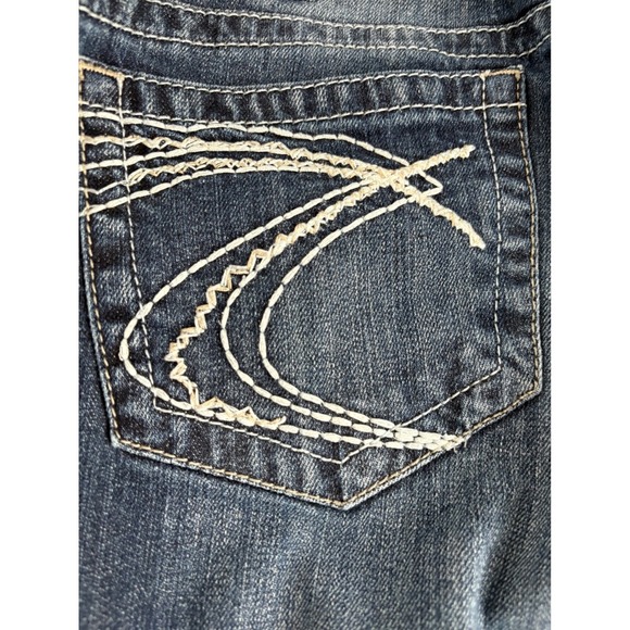Silver Jeans Suki Bootcut Dark Wash Denim Jeans Embroidered Pockets W30 L34 - Picture 6 of 6